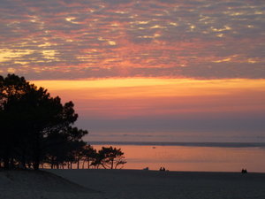 Sunset on Pyla dune