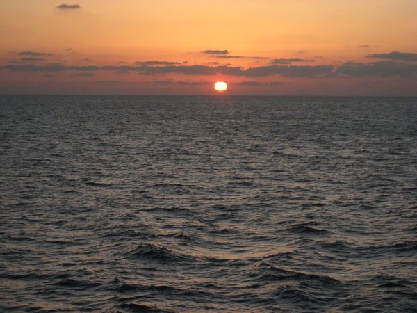 Sunset from Ship's Deck