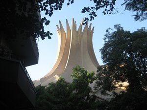 The top of the Episcopal Cathedral in Cairo