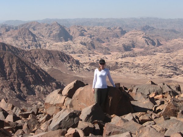 The Saudi Border, friom the top of Jebel Umm