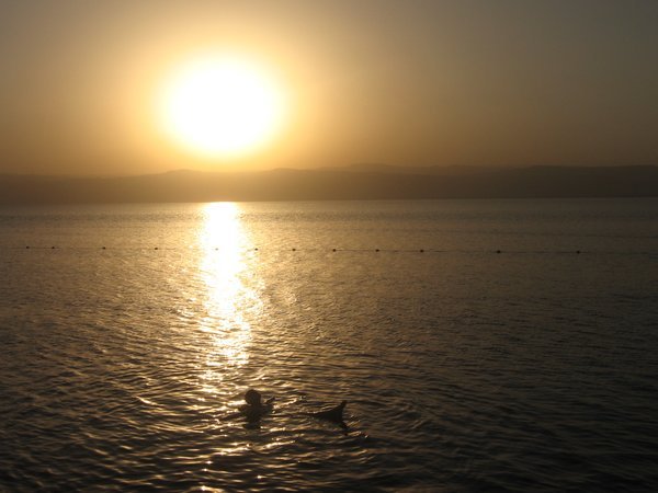 The Dead Sea at Sunset