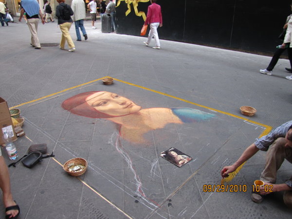 Artwork on the Streets of Florence!