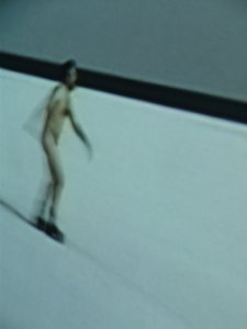 naked man ice skating?!