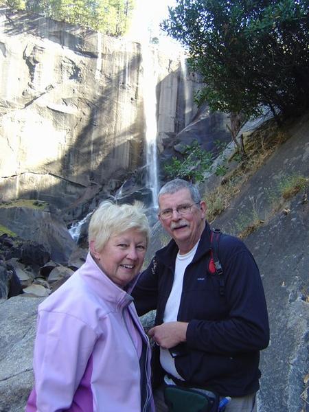 Kel and Bob at Vernal Falls