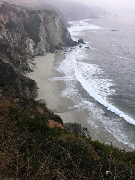 The craggy pacific cliffs