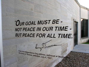 True words spoken by President Truman 