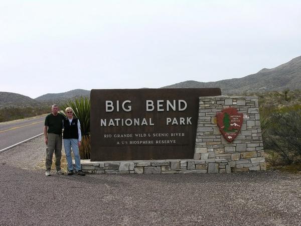 Big Bend National Park, sunny and pleasant