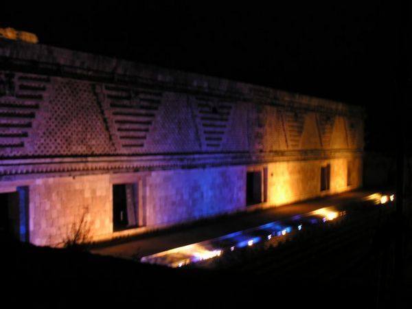 The Light show at Uxmal