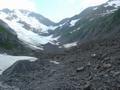 Glacier moraine