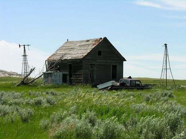 A little fixer-upper on the trail to the High Point in ND