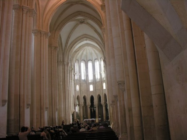 The nave of the monastery
