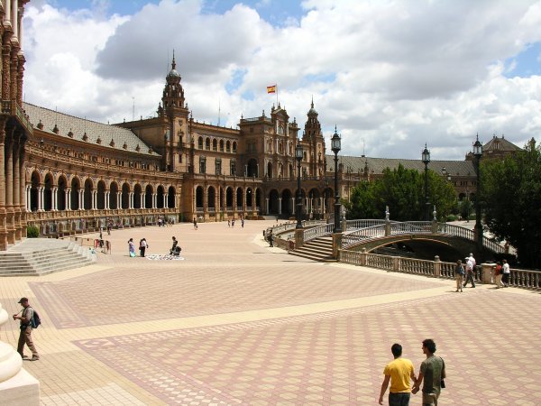 4  The Plaza of Spain in Seville