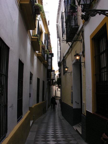 5  The old town with its narrow streets