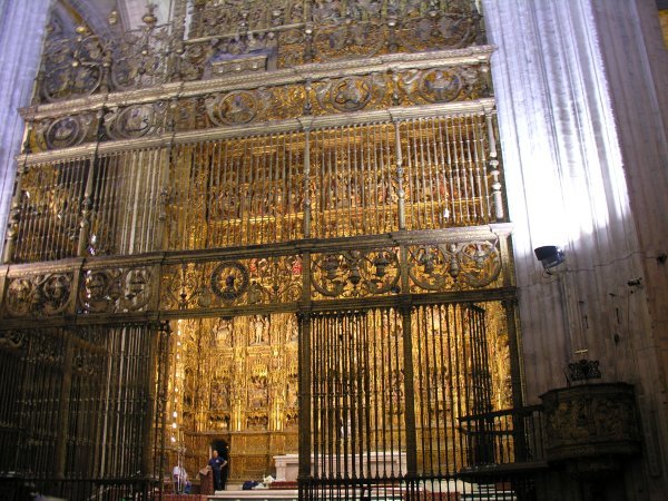 6  Altar in the Cathedral in Seville