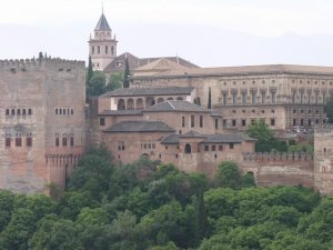 1  The Magnificent Alhambra Palace, from the hills we climbed.