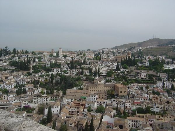 View of Granada from The Alhambra