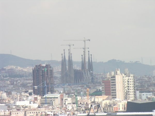 Gaudi's church still being worked on