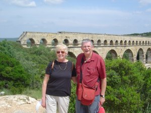 Pont Du Gard behind us  