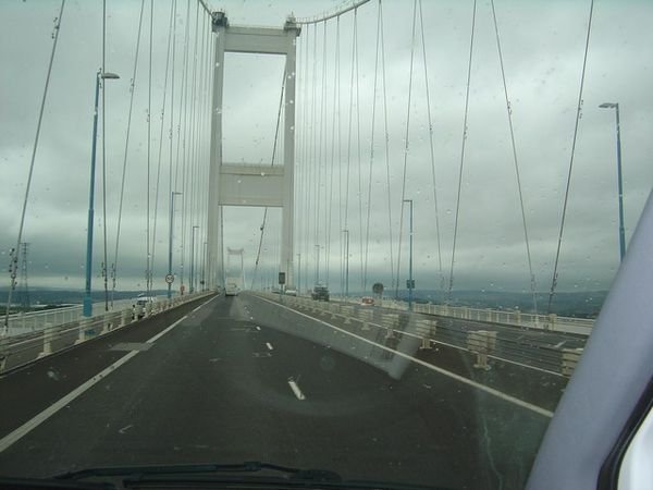 The bridge connecting England and Wales