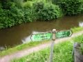 Public footpath along the canal leading into Brecon