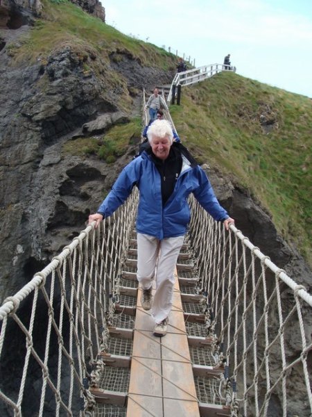 Kelly on the Carrick-A-Rede