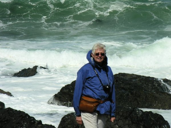 Kelly at the Antrim Coast