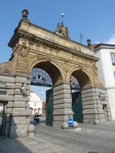 The Gate to the Pilsner Urquell Brewery