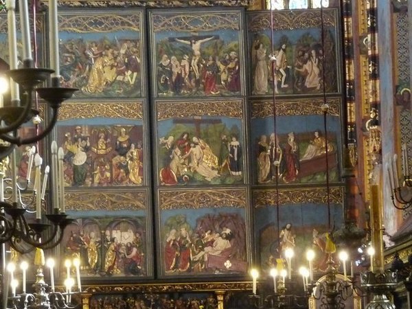 Painting behind the altar