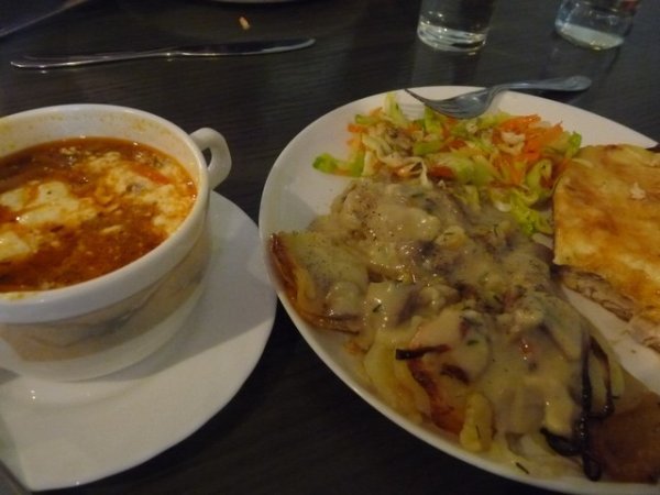 A hot lunch in Sigulda