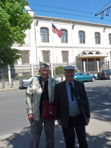 Bob and Ed at the US Embassy