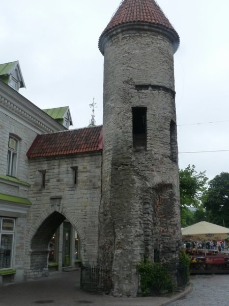 The plaza in Tallinn
