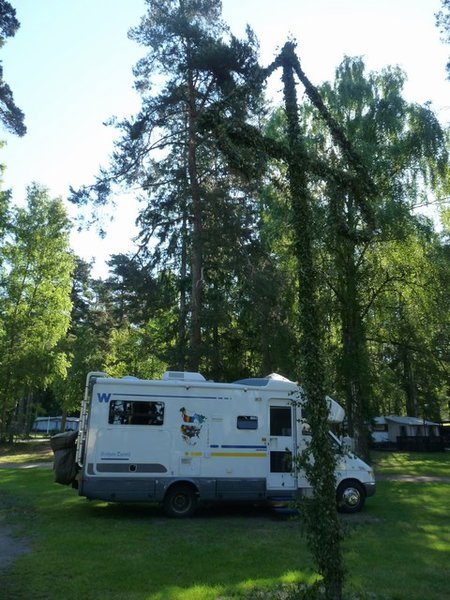 Karlstad  Camping near the lake