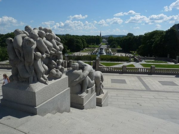 The Frogner Park, infancy to old age 