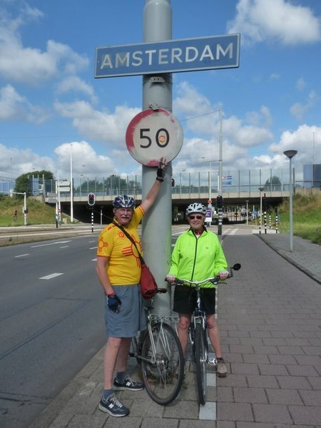 Biking to Amsterdam