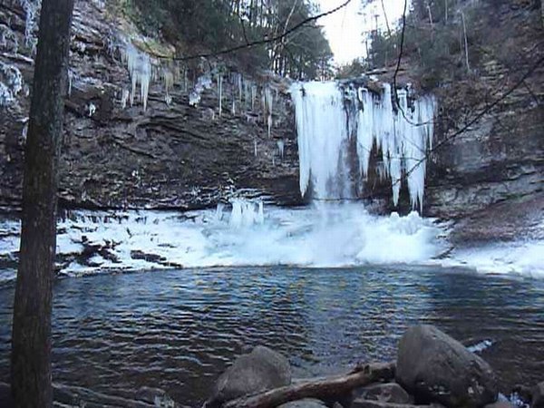 Frozen Waterfall at Cloudland