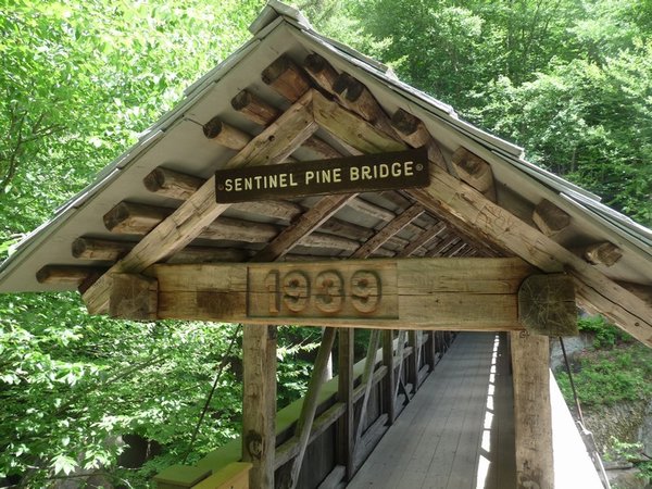This an old hiking bridge