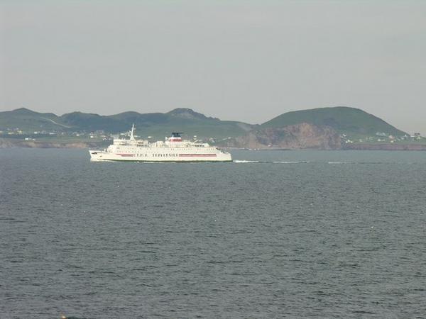 The ferry coming into Souris, PEI