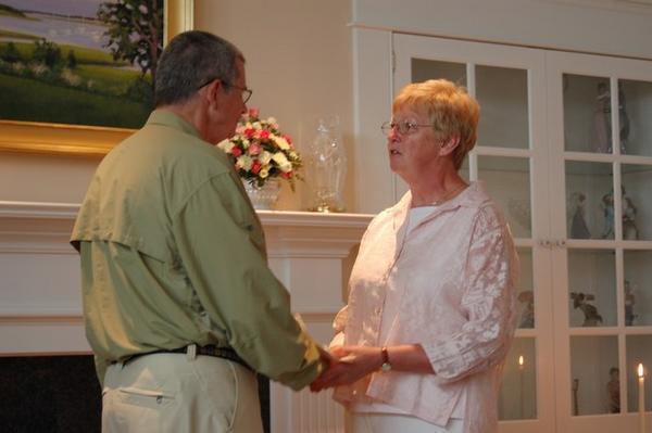Exchanging vows in Cape Cod