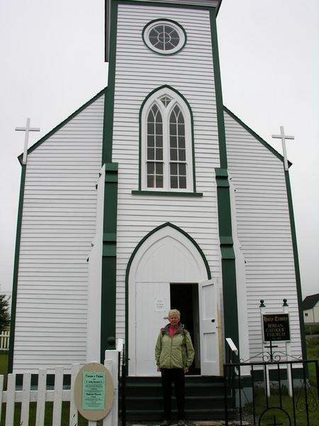 Oldest wooden church in Trinity, RC.