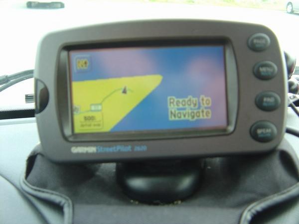 The GPS that helped us find our way!