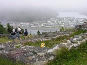 Castle Hill National Historic Site, Newfoundland, a bit foggy