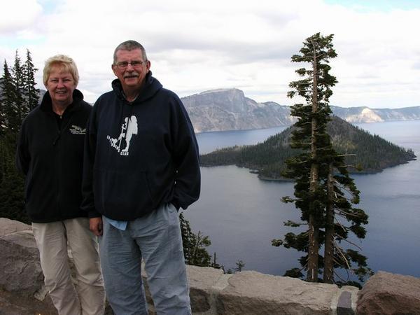 Bob and Kel at Crater Lake 
