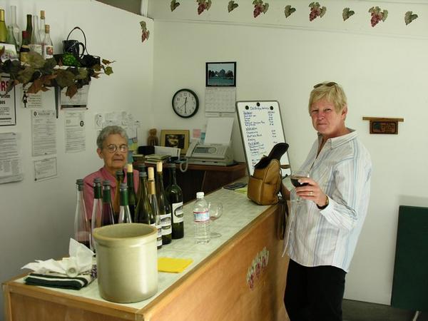 The Covered Bridge Winery, our first winery in Oregon. 