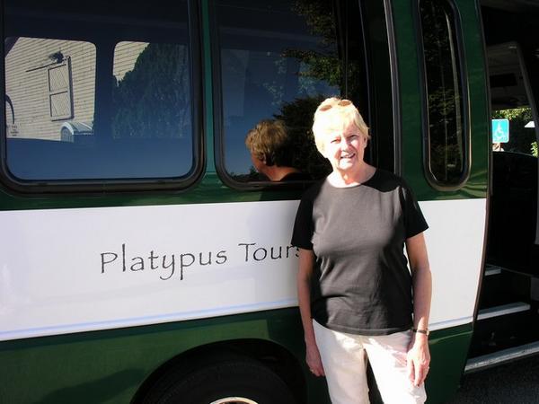 Getting off the Platypus Tour  