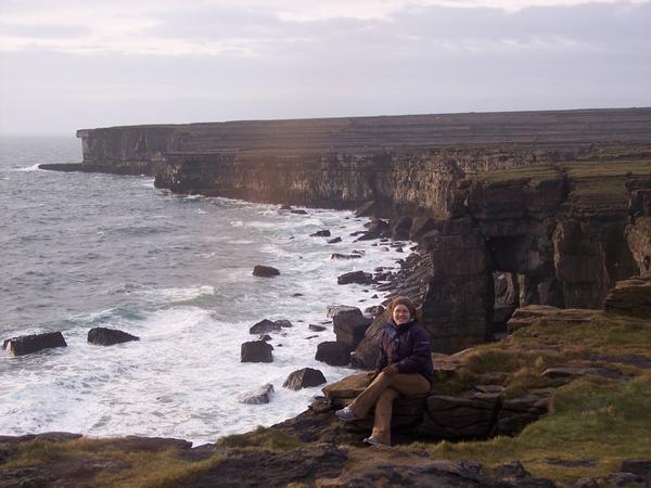 cliffs of the Inis Mor (largest Aran Island)