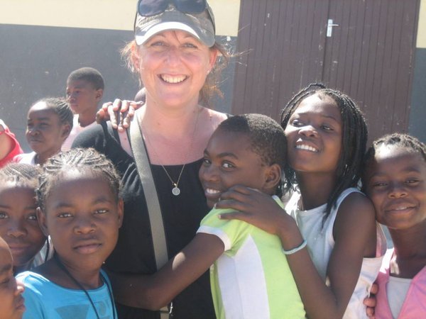 School visit Spitzkoppe, Namibia