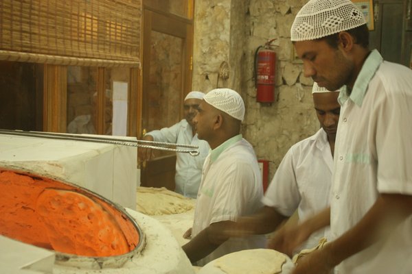 Bread makers at the souk