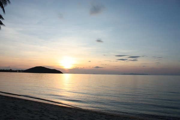 Koh Samui - Sunset at Rajapruek resort