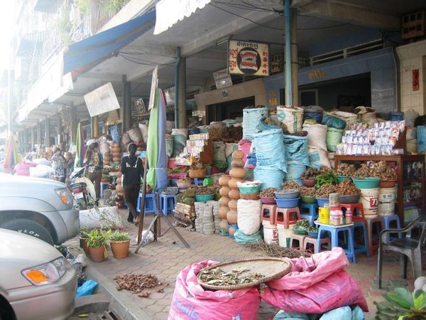 Pnom Penh - funghi shop