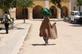 Islamic woman with her shopping